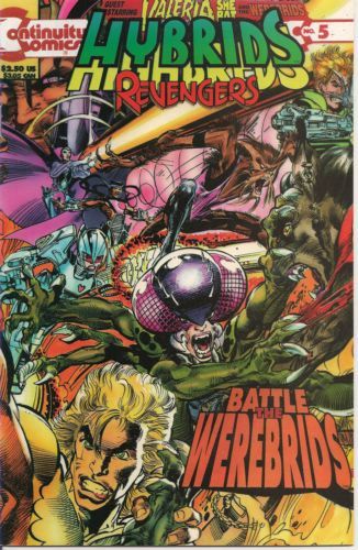 Hybrids: The Origin Battle The Werebrids |  Issue#5 | Year:1994 | Series: Revengers | Pub: Continuity Comics |