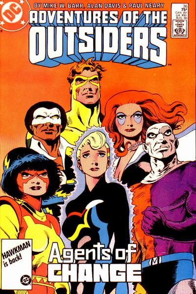 Adventures of the Outsiders Agents Of Change |  Issue#36A | Year:1986 | Series: Outsiders | Pub: DC Comics | Direct Edition
