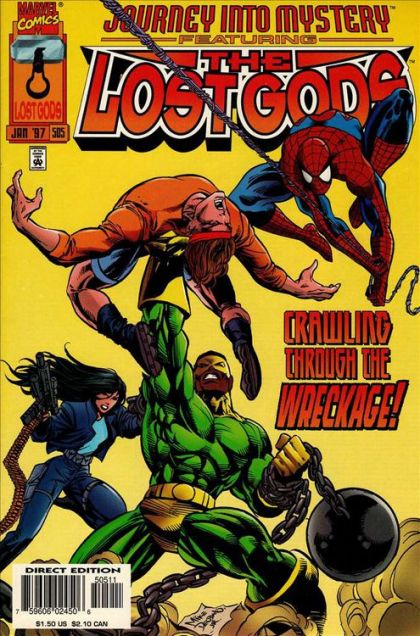 Journey Into Mystery, Vol. 1 The Lost Gods, What Power is This? |  Issue#505A | Year:1996 | Series: Thor | Pub: Marvel Comics | Direct Edition