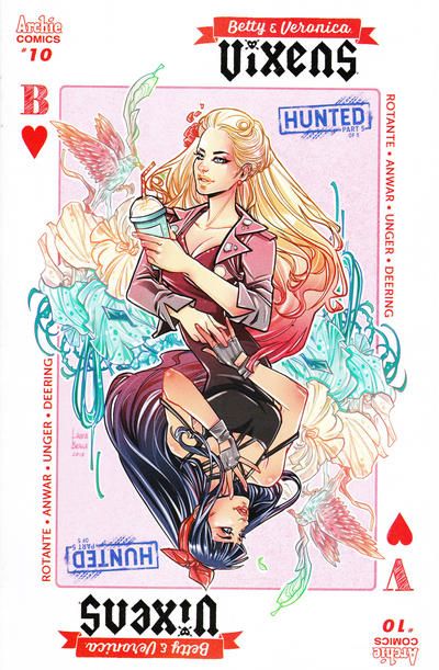 Betty & Veronica: Vixens  |  Issue#10B | Year:2018 | Series: Betty & Veronica | Pub: Archie Comic Publications | Laura Braga Cover