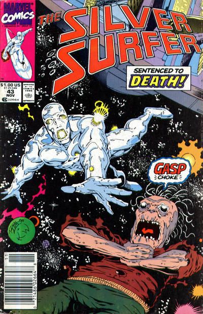 Silver Surfer, Vol. 3 Termination |  Issue#43B | Year:1990 | Series: Silver Surfer | Pub: Marvel Comics |