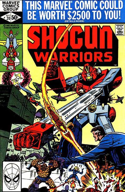 Shogun Warriors The Circle's End |  Issue#20A | Year:1980 | Series:  | Pub: Marvel Comics | Direct Edition