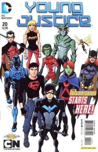 Young Justice, Vol. 2 Players, Wheelbarrow, Shoe, Thimble |  Issue#20 | Year:2012 | Series:  | Pub: DC Comics |