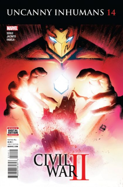 The Uncanny Inhumans Civil War II  |  Issue#14A | Year:2016 | Series: Inhumans | Pub: Marvel Comics | Regular Ryan Stegman Cover
