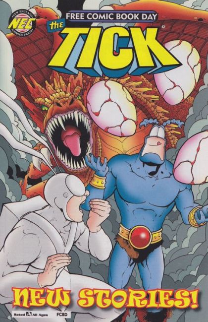 Free Comic Book Day 2018 (The Tick) Prophesy of Peril; 30 Minutes or Less; May the Best Man Win! |  Issue# | Year:2018 | Series:  | Pub: New England Comics Press (NECP) |