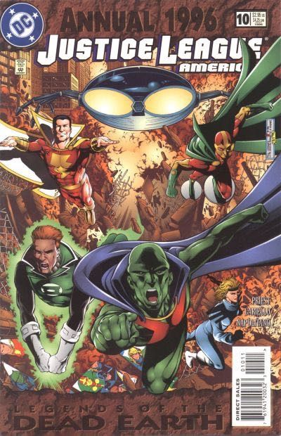 Justice League / International / America Annual Legends of the Dead Earth - The Alliance |  Issue#10 | Year:1996 | Series: JLA | Pub: DC Comics | Phil Jimenez Regular Cover