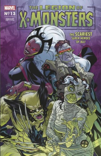 X-Men, Vol. 4 X of Swords - Chapter 10 |  Issue#13D | Year:2020 | Series: X-Men | Pub: Marvel Comics | Russell Dauterman Legion Of X-Monsters Horror Variant