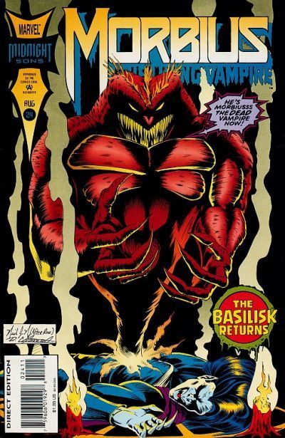 Morbius: The Living Vampire, Vol. 1 Return of the Dragon |  Issue#24 | Year:1994 | Series: Midnight Sons | Pub: Marvel Comics |
