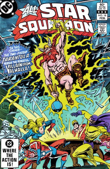 All-Star Squadron Vengeance From Valhalla! |  Issue#18A | Year:1982 | Series:  | Pub: DC Comics | Direct Edition