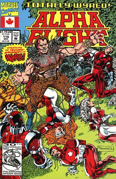 Alpha Flight, Vol. 1 Extreme Prejudice, Part 1 |  Issue#115A | Year:1992 | Series: Alpha Flight | Pub: Marvel Comics | Direct Edition