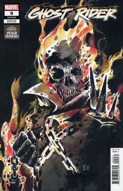 Ghost Rider, Vol. 9 Slaughterhouse |  Issue#9C | Year:2022 | Series: Ghost Rider | Pub: Marvel Comics | Peach Momoko Cover
