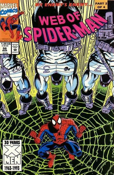 Web of Spider-Man, Vol. 1 Uneasy Alliances... |  Issue#98A | Year:1993 | Series: Spider-Man | Pub: Marvel Comics | Direct Edition