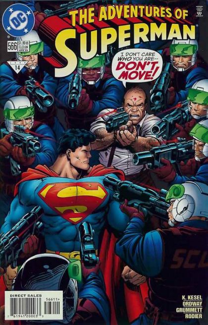 The Adventures of Superman ...And Lose His Soul |  Issue#566A | Year:1999 | Series: Superman | Pub: DC Comics | Direct Edition
