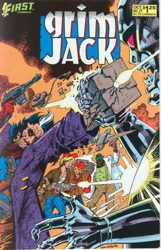 Grimjack Screaming / Munden's Bar: Deals |  Issue#27 | Year:1986 | Series: Grimjack | Pub: First Comics |
