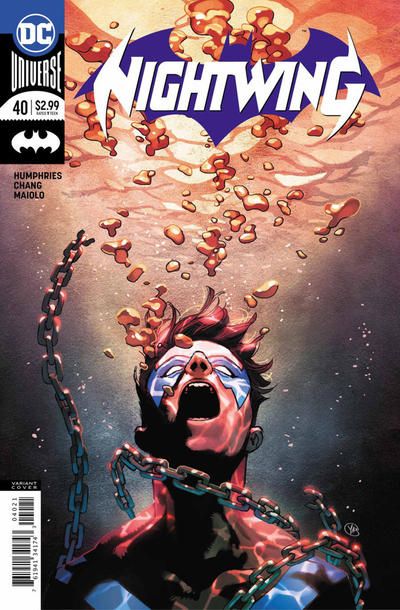 Nightwing, Vol. 4 The Untouchable, Part Six |  Issue#40B | Year:2018 | Series: Nightwing | Pub: DC Comics | Variant Yasmine Putri Cover