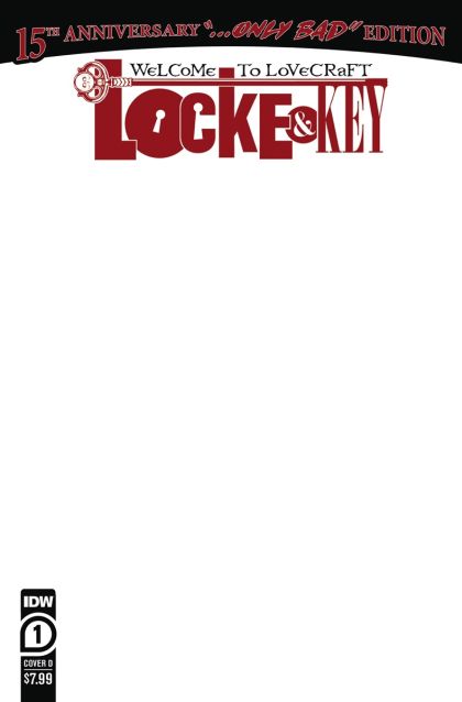 Locke & Key: Welcome To Lovecraft - 15th Anniversary  |  Issue#1D | Year:2023 | Series: Locke & Key | Pub: IDW Publishing | Blank Variant