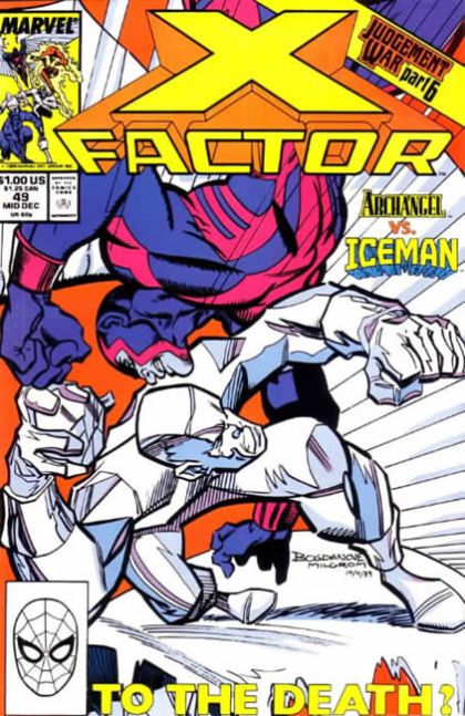 X-Factor, Vol. 1 Acts of Vengeance - Judgment War, Part 6: Power Struggle |  Issue#49A | Year:1989 | Series: X-Factor | Pub: Marvel Comics | Direct Edition