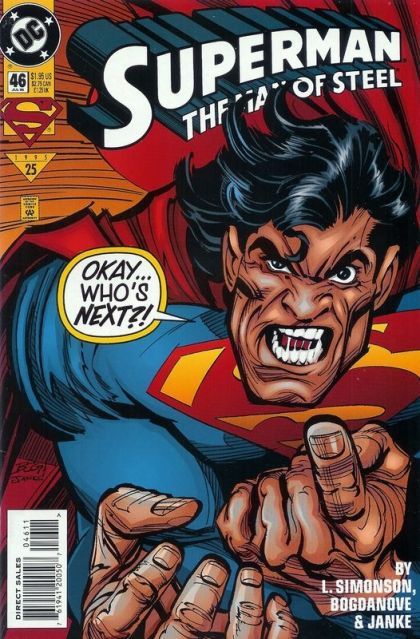 Superman: The Man of Steel Finish Line |  Issue#46A | Year:1995 | Series: Superman | Pub: DC Comics | Direct Edition