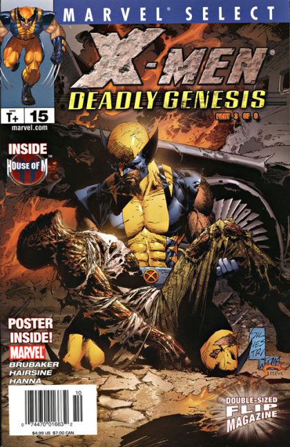 Marvel Select: Flip Magazine X-Men: Deadly Genesis #3 / X-Men Phoenix Endson #4 |  Issue#15 | Year:2006 | Series: X-Men | Pub: Marvel Comics |