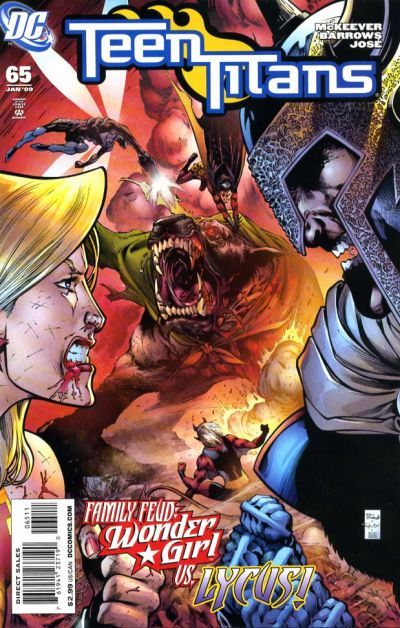 Teen Titans, Vol. 3 Pawns & Kings, Part 3: Breaking Rank |  Issue#65A | Year:2008 | Series: Teen Titans | Pub: DC Comics | Direct Edition