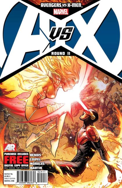 Avengers vs. X-Men Avengers vs. X-Men - Round 11 |  Issue#11A | Year:2012 | Series: Avengers | Pub: Marvel Comics | Jim Cheung Regular Cover