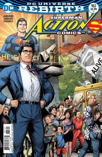 Action Comics, Vol. 3 Superman, Meet Clark Kent, Part 1 |  Issue#963B | Year:2016 | Series: Superman | Pub: DC Comics | Gary Frank Variant