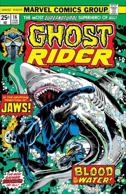 Ghost Rider, Vol. 1 Blood In The Waters |  Issue#16A | Year:1975 | Series: Ghost Rider | Pub: Marvel Comics |