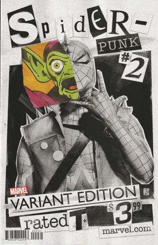 Spider-Punk  |  Issue#2C | Year:2022 | Series:  | Pub: Marvel Comics | John Tyler	Christopher Skrull Variant