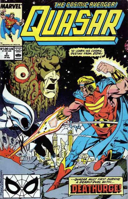 Quasar Destinty Amidst The Ruins |  Issue#2A | Year:1989 | Series: Quasar | Pub: Marvel Comics | Direct Edition