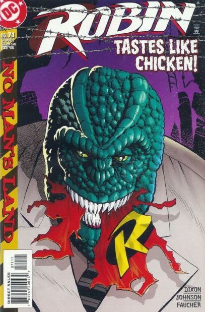 Robin, Vol. 2 No Man's Land - The Lizard King |  Issue#71A | Year:1999 | Series: Robin | Pub: DC Comics | Direct Edition