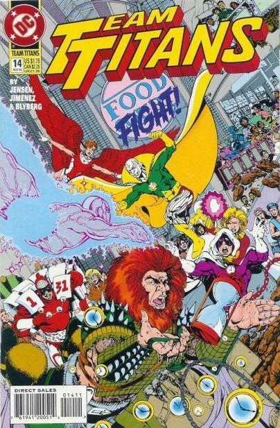 Team Titans When Titans Clash-- A Lot |  Issue#14 | Year:1993 | Series: Teen Titans | Pub: DC Comics |
