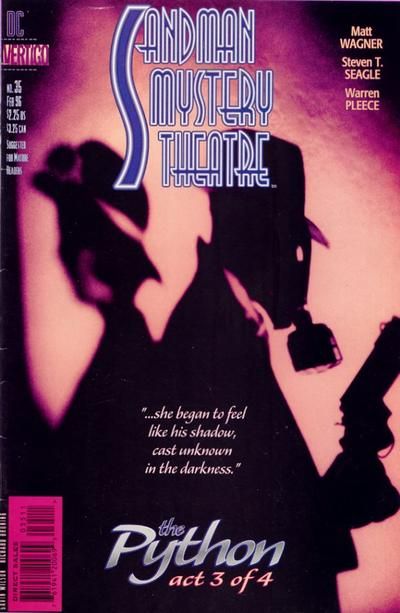 Sandman Mystery Theatre The Python: Act Three |  Issue#35 | Year:1996 | Series:  | Pub: DC Comics |