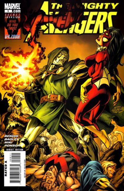 Mighty Avengers, Vol. 1  |  Issue#9A | Year:2008 | Series: Avengers | Pub: Marvel Comics | Mark Bagley Regular