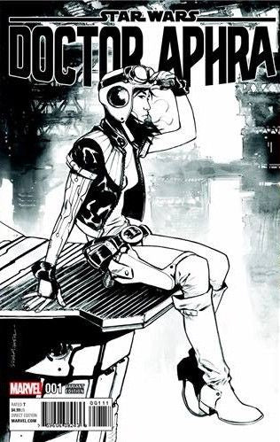 Star Wars: Doctor Aphra, Vol. 1 Aphra |  Issue#1N | Year:2016 | Series: Star Wars | Pub: Marvel Comics | Sara Pichelli Exclusive B&W Variant