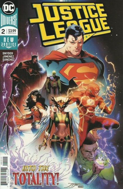 Justice League, Vol. 3 The Totality, Into The Totality! |  Issue#2A | Year:2018 | Series: Justice League | Pub: DC Comics | Jorge Jimenez Regular
