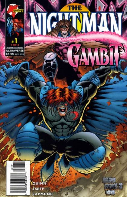 Night Man / Gambit Shedding Skin |  Issue#1A | Year:1996 | Series: Night Man | Pub: Malibu Comics |