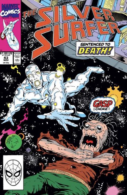 Silver Surfer, Vol. 3 Termination |  Issue#43A | Year:1990 | Series: Silver Surfer | Pub: Marvel Comics |