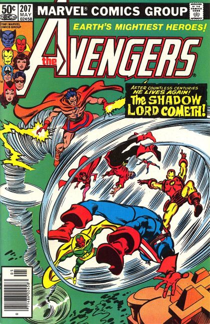 The Avengers, Vol. 1 Beyond a Shadow... |  Issue#207B | Year:1981 | Series: Avengers | Pub: Marvel Comics | Newsstand Edition
