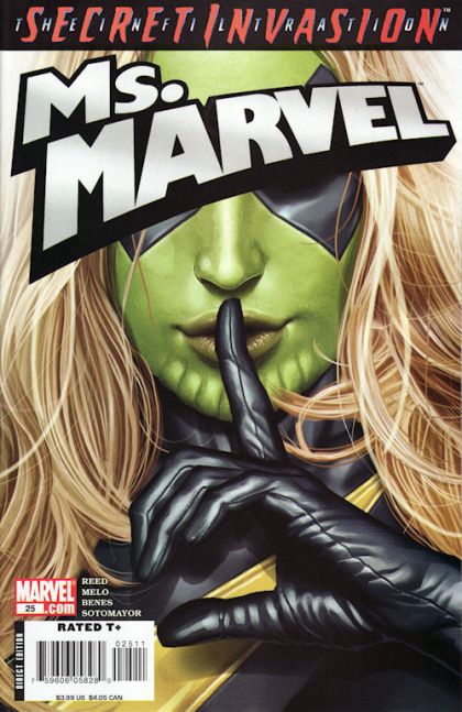 Ms. Marvel, Vol. 2 Secret Invasion - Secret Invasion |  Issue#25A | Year:2008 | Series: Captain Marvel | Pub: Marvel Comics | Greg Horn Regular