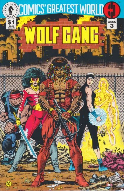 Wolf Gang Comic's Greatest World: Steel Harbor, A Soldier Is Hideously Transformed... |  Issue#3 | Year:1993 | Series:  | Pub: Dark Horse Comics