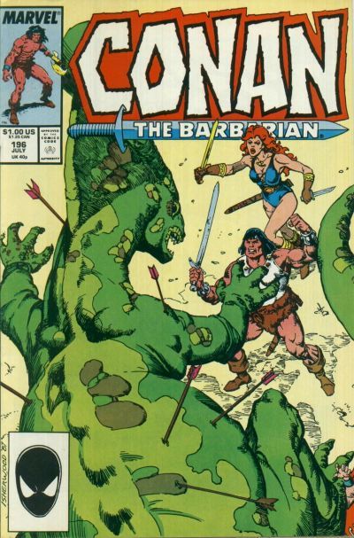 Conan the Barbarian, Vol. 1 The Beast |  Issue#196A | Year:1987 | Series: Conan | Pub: Marvel Comics |