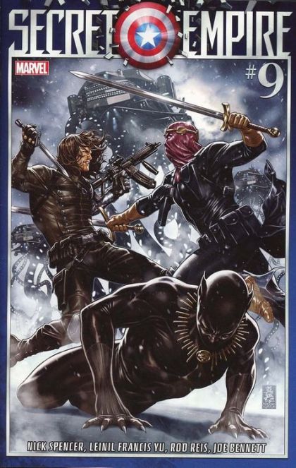 Secret Empire Secret Empire  |  Issue#9A | Year:2017 | Series:  | Pub: Marvel Comics | Regular Mark Brooks Cover