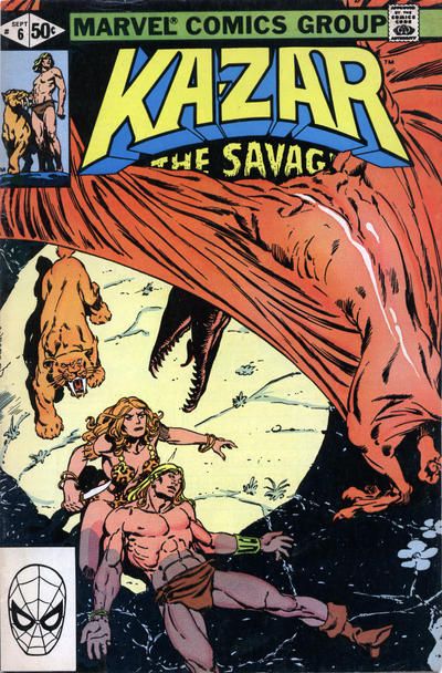 Ka-Zar, Vol. 3 Brief Encounters |  Issue#6A | Year:1981 | Series: Ka-Zar | Pub: Marvel Comics | Direct Edition