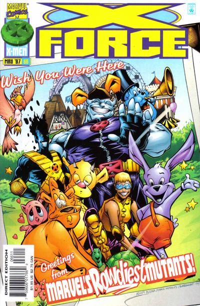 X-Force, Vol. 1 Tragic Kingdom |  Issue#66A | Year:1997 | Series: X-Force | Pub: Marvel Comics | Direct Edition