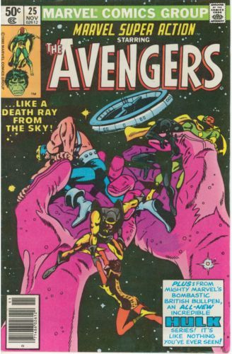 Marvel Super Action, Vol. 2 Like A Death Ray From The Sky!; Lightning Slashes the Night... |  Issue#25B | Year:1980 | Series:  | Pub: Marvel Comics |
