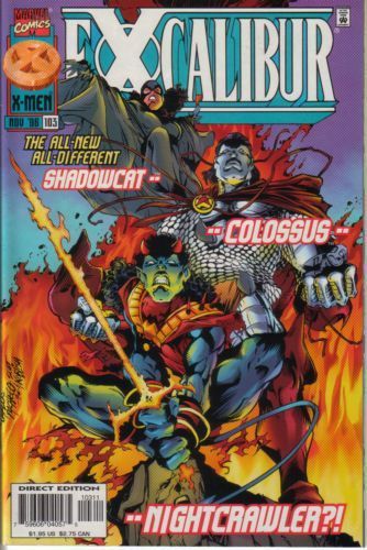 Excalibur, Vol. 1 Bend Sinister: Reprise |  Issue#103A | Year:1996 | Series: Excalibur | Pub: Marvel Comics | Direct Edition