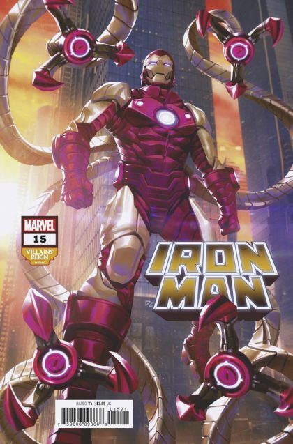 Iron Man, Vol. 6 What of Lazarus? |  Issue#15B | Year:2021 | Series:  | Pub: Marvel Comics | Variant Derrick Chew Villains Reign Cover