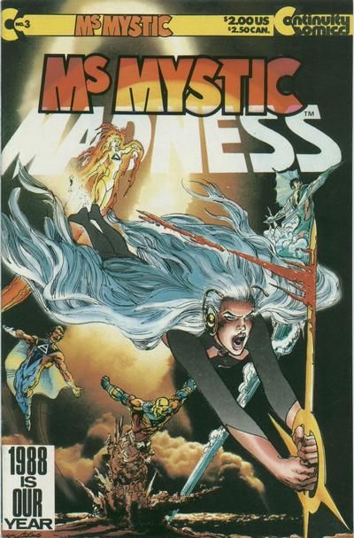 Ms Mystic, Vol. 2 Madness |  Issue#3A | Year:1989 | Series: Revengers | Pub: Continuity Comics | Direct Edition