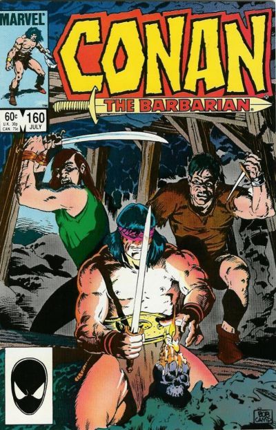 Conan the Barbarian, Vol. 1 Veil Of Darkness! |  Issue#160A | Year:1984 | Series: Conan | Pub: Marvel Comics | Direct Edition