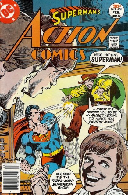 Action Comics, Vol. 1 Terra At Nine O'Clock! / My Son, The Orphan! |  Issue#468 | Year:1976 | Series:  | Pub: DC Comics |